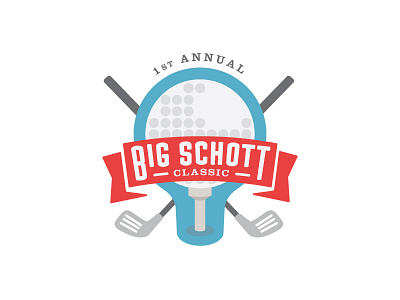 Big Schott Classic annual badge classic first golf logo mark