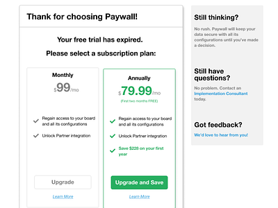 Daily UI 1 - Paywall screen