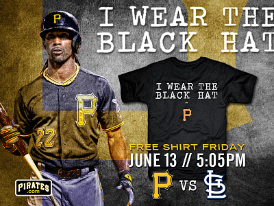 Pirates T-shirt Ad baseball design graphic design mlb photoshop pirates pittsburgh sports design