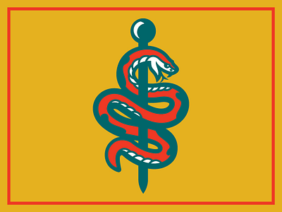 caduceus caduceus design drawing graphic design illustration illustrator logo snake vector