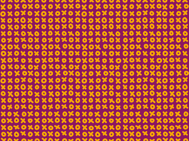 Tic Tac Toe Pattern by Design by Cheyney on Dribbble