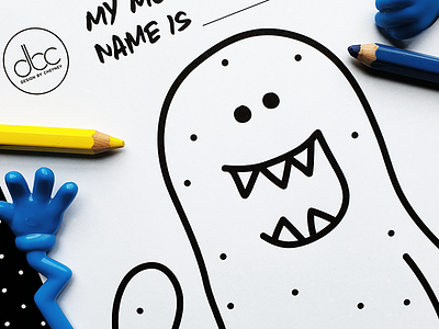 FREE Printable A4 Monster Colouring Activity