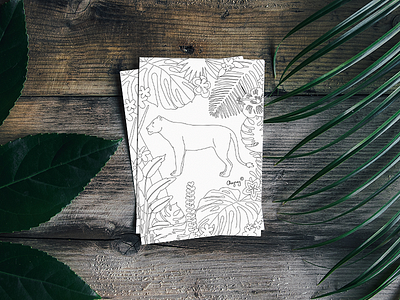 Jungle Colouring Printable Creative Activity