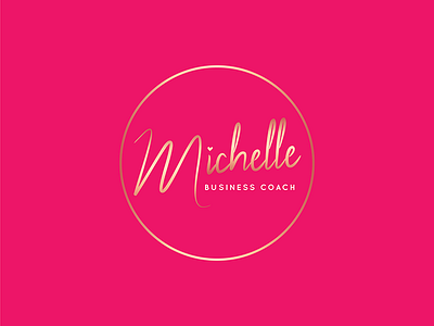 Michelle Business Coach Logo - Design by Cheyney