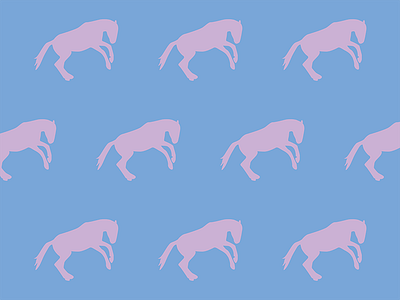 Redbubble Rearing Horse Pattern Dribbble