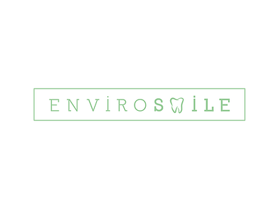 envirosmile logo bold branding colour design eco flat green hygiene illustration illustrator logo minimal minimalist logo oral teeth toothbrush typography vector