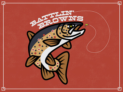 Battlin' Browns fish fly fishing outdoors trout