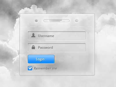 Login Form - Talent Agency - Animated animated badge buttons concept field form login transparent ui website