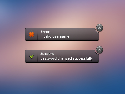 Growl Like Notifications confirm error growl mac notification osx popup success ui