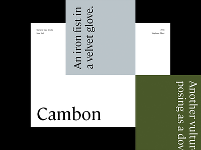 Cambon — Typeface animated animation app art direction editorial experimental layout layout exploration minimal minimalism sketch typography ui ux