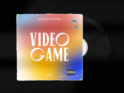 Sufjan Stevens — Video Game [Cover] album cover animated animation cover layout minimal minimalism mockup music sketch typography ui ux