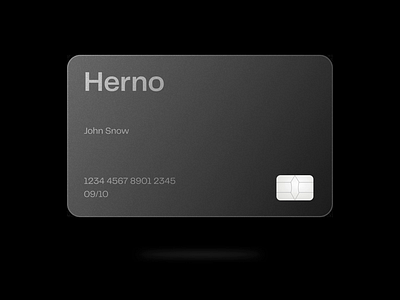Herno® — Card animated animation art direction brand branding brutalism brutalist card credit card financial fintech graphic design minimal minimalism minimalist sketch type typography ui ux