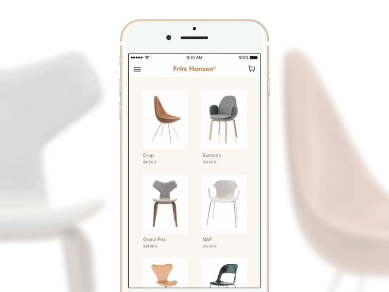 Fritz Hansen — Pick a Chair [GIF]