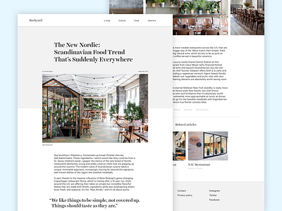 Article Page Layout