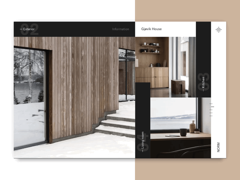 Norm Architects — Website [Animation]