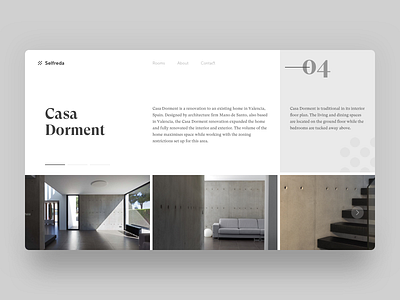 Casa Dorment — Homepage animated animation black black white black and white minimal minimalism monochrome principle sketch typography ui ux webdesign website white