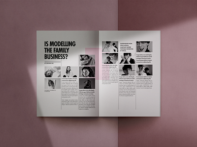 Magazine Interior Page Layout design layout magazine print typography