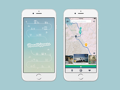 App app ios map road trips route travel
