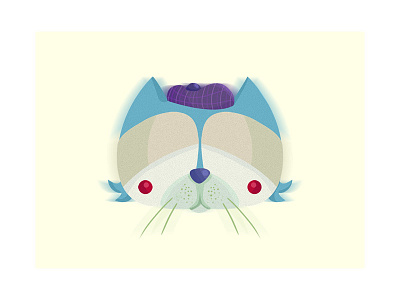 Cat cat character design illustration test