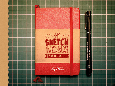 My Sketchnotes Project Book book illustration lettering sketch type typography