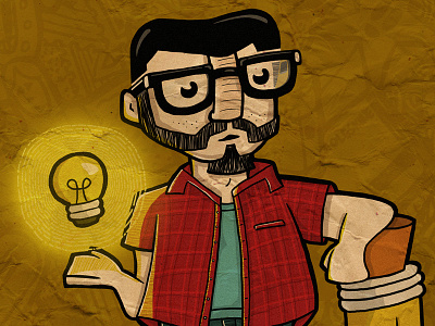 Self Portrait doodle illustration illustrator self portrait