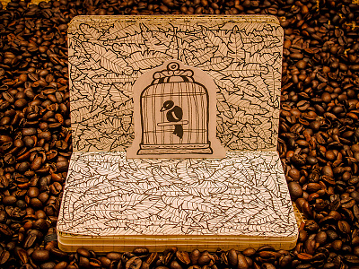 #MoleskineDaily_40 bird cage coffe doodle illustration moleskine personal project