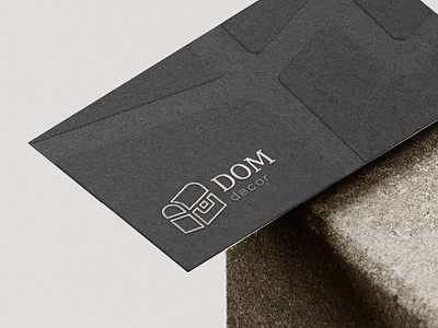 DOM decor affection brand branding chest cozy furniture interiordesign logo treasure visual identity
