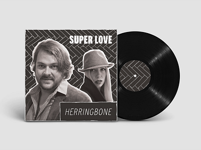 Herringbone by Super Love album artwork album cover design illustration