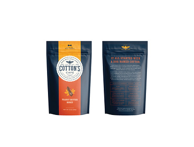 Cotton's Cafe — Bag Front and Back