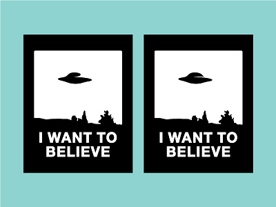 I Want To Believe back patch screen print so cool