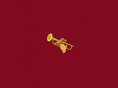 🎺 hands illustration music stippling trumpet