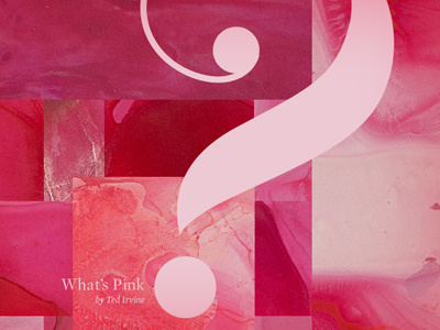 What's Pink? Final Cover book kids pink texture