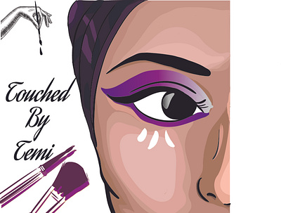 Makeup Logo art branding design digitalpiece illustration logo