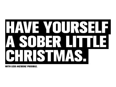 Sober Christmas akzidenz christmas grotesk sober