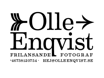 Olle Enqvist wordmark analphabetic arrow business card eames eames century modern rational serif