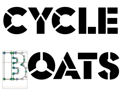Cascade Cycleboats Stencil