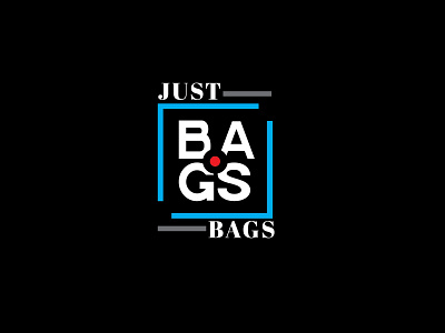 JUST BAGS LOGO adobe app branding design graphicdesign icon logo logodesign pakistan typography