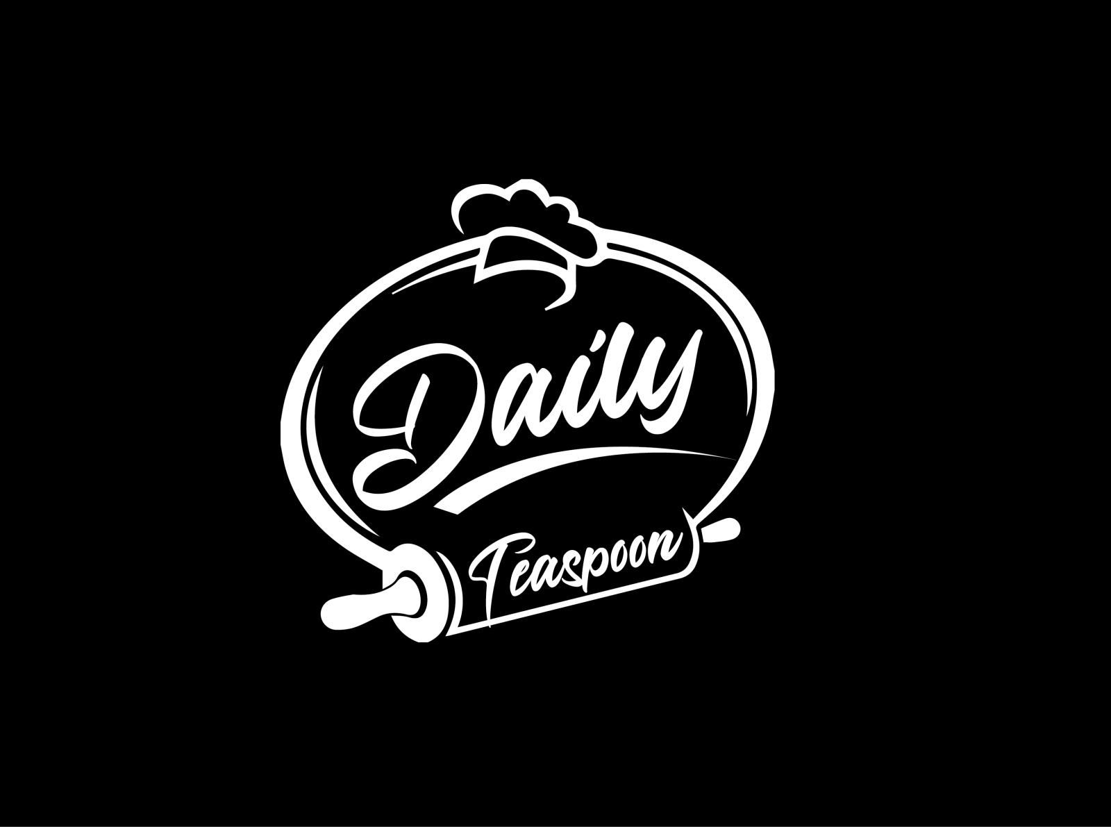 daily teaspoon logo by Daniyal khanzada on Dribbble