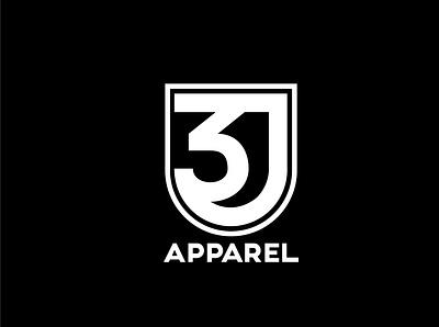 3J Apparel logo adobe branding design graphicdesign illustration logo logodesign pakistan typography vector