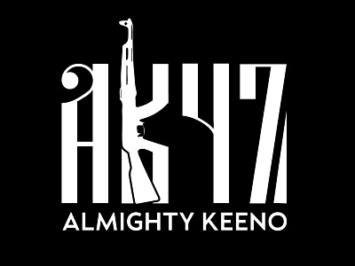 ak47 almighty keen logo for client adobe branding design graphicdesign illustration logo logodesign pakistan typography vector