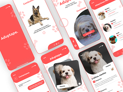 Rediseño App móvil Adoptape.