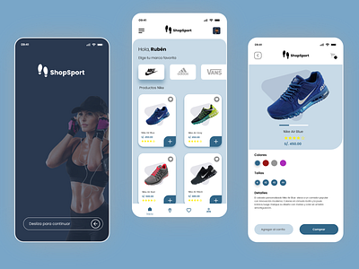 UX/UI Design App Móvil ShopSport
