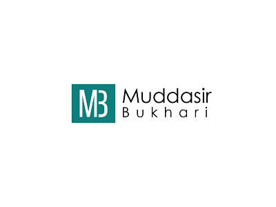 Muddasar Bukhari branding design flat logo minimal typography
