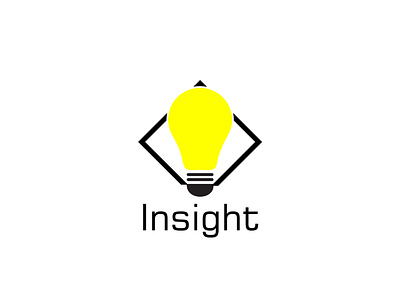 Insight branding clean design flat graphic design icon illustration illustrator logo minimal