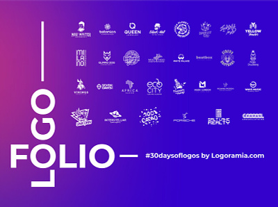 Logofolio - 30daysoflogos 30daysoflogos logo logofolio logotype