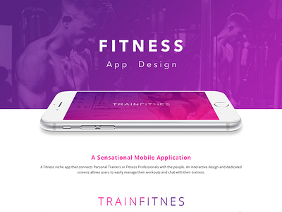 Trainfitnes app app design app development design concepts fitness app trainfitnes