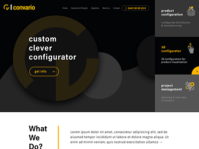 Website for Software company dark theme illustration landing page modern ux webdesign website