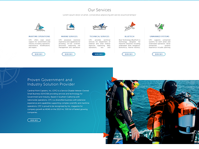 Marine Software/Harder Provider site design