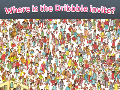 Where is the Dribbble invite? contest dribbble giveaway invite