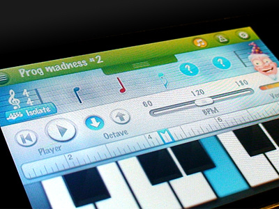 Music iphone game app game iphone music notes piano player songs ui